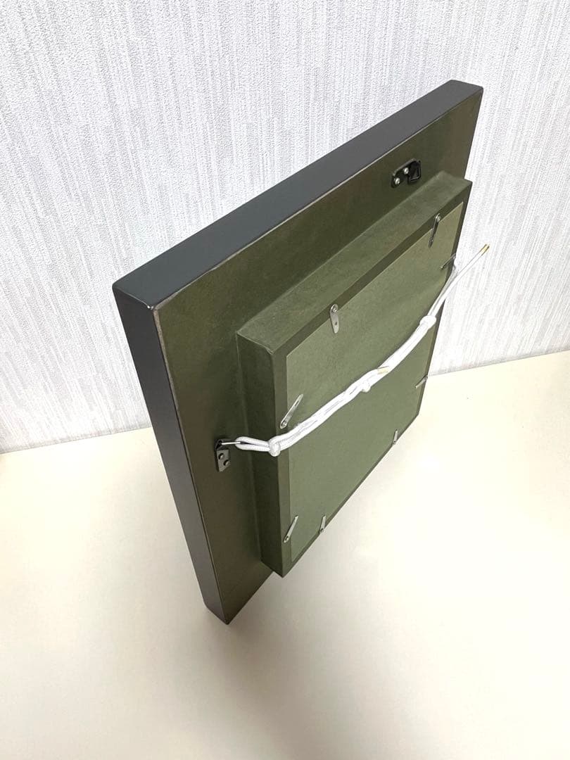 森崎修太 庭の椅子 油彩画 0号