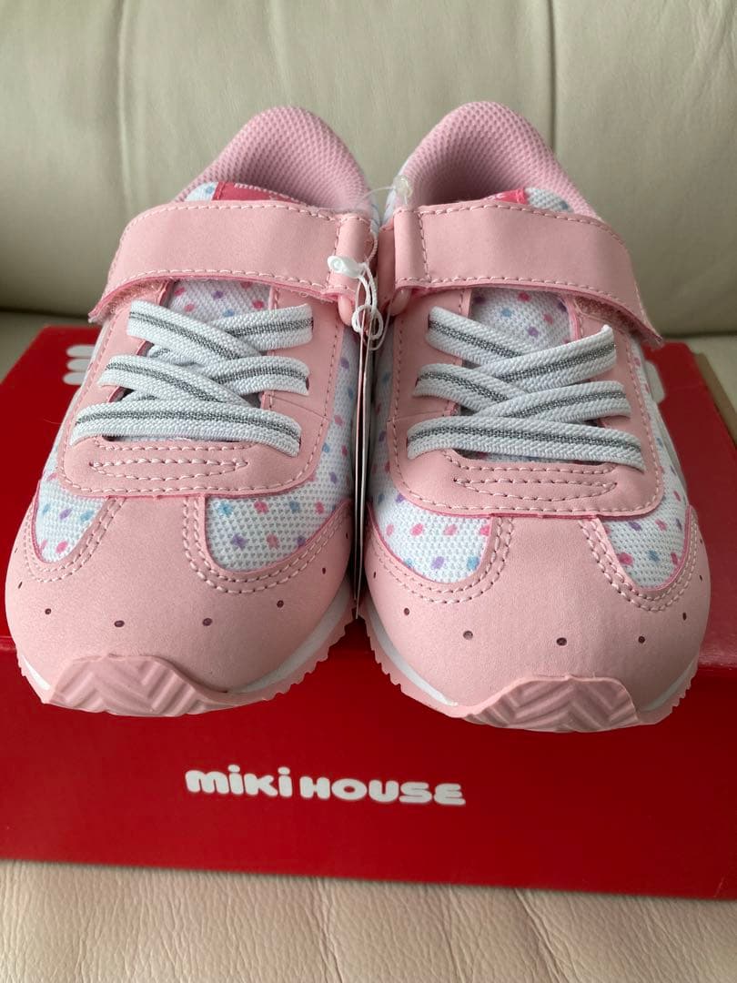 新品　ミキハウス　ミズノコラボ　スニーカー　16.5cm