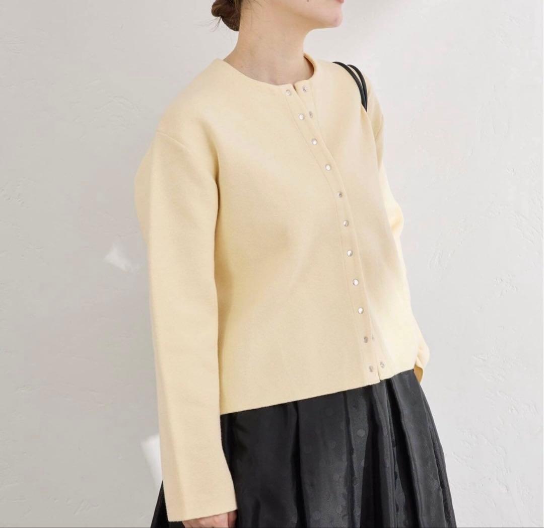 IENA ダブルフェイススナップカーディガン ダブルフェイススナップカーディガン | イエナ(IENA) | マルイウェブ