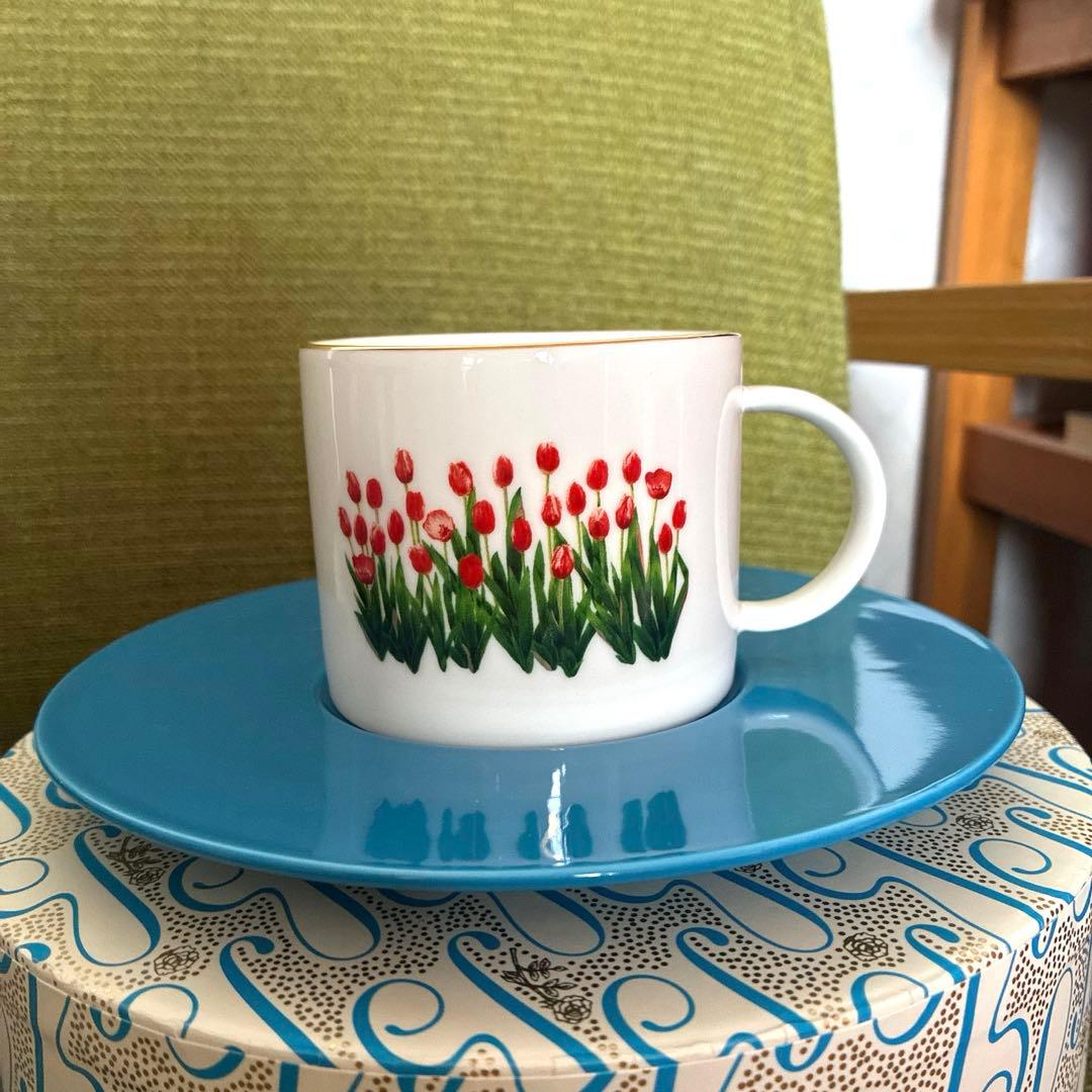 ルルメリー×フランフラン カップ&ソーサー チューリップ ミヤマ