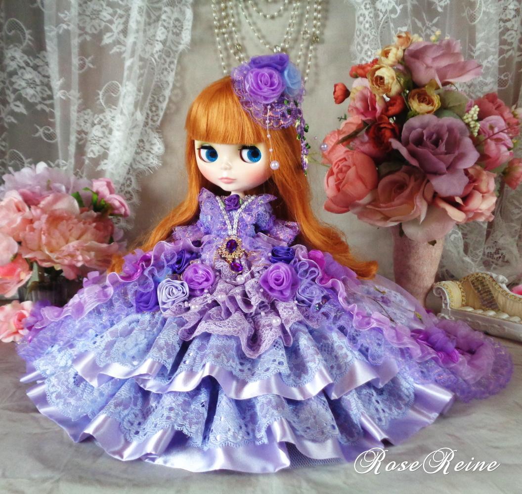 K様ご予約品 アンネローゼ王妃 パープルグラデーションボリューム