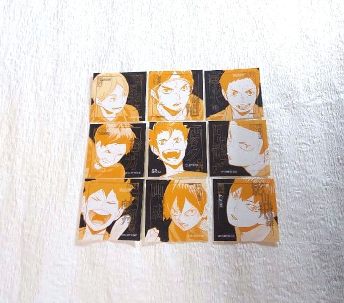 ハイキュー!! JCS特典ステッカー 烏野セット ハイキュー!! TO THE TOP ステッカーシート 応援団 烏野高校: キャラ