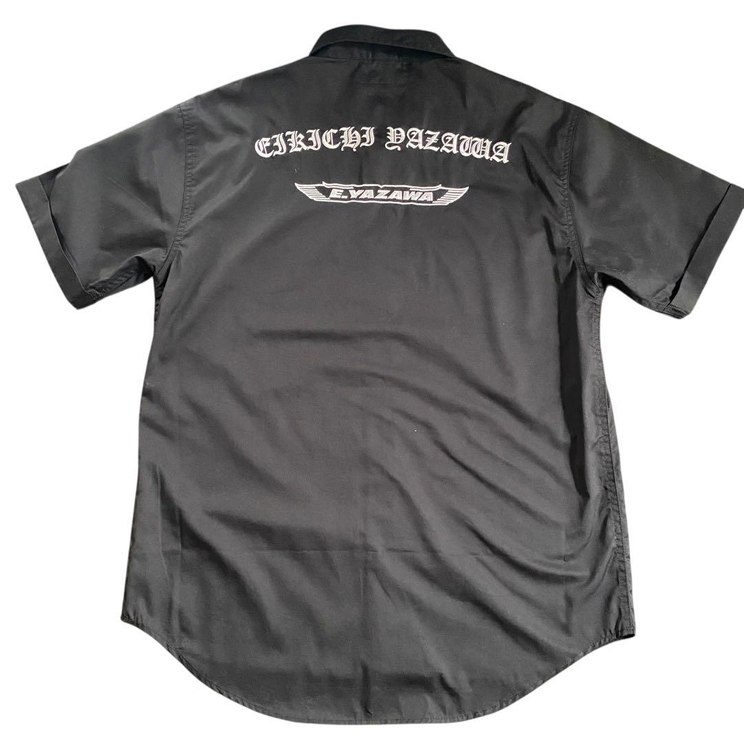 極美品 未使用品 矢沢永吉 E.YAZAWA 公式 ワークシャツ 刺繍 XL - メルカリ