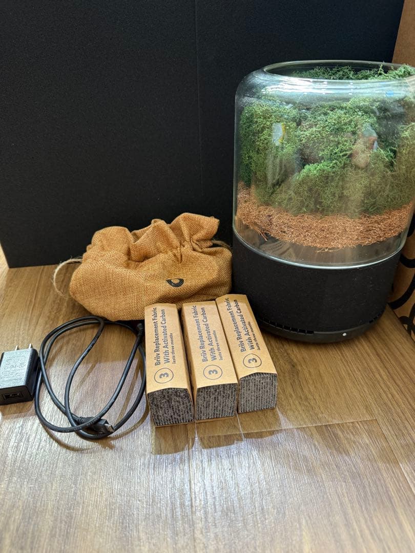 briiiv 空気清浄機 自然フィルター3個 71fvXExhchL._AC_UF894,