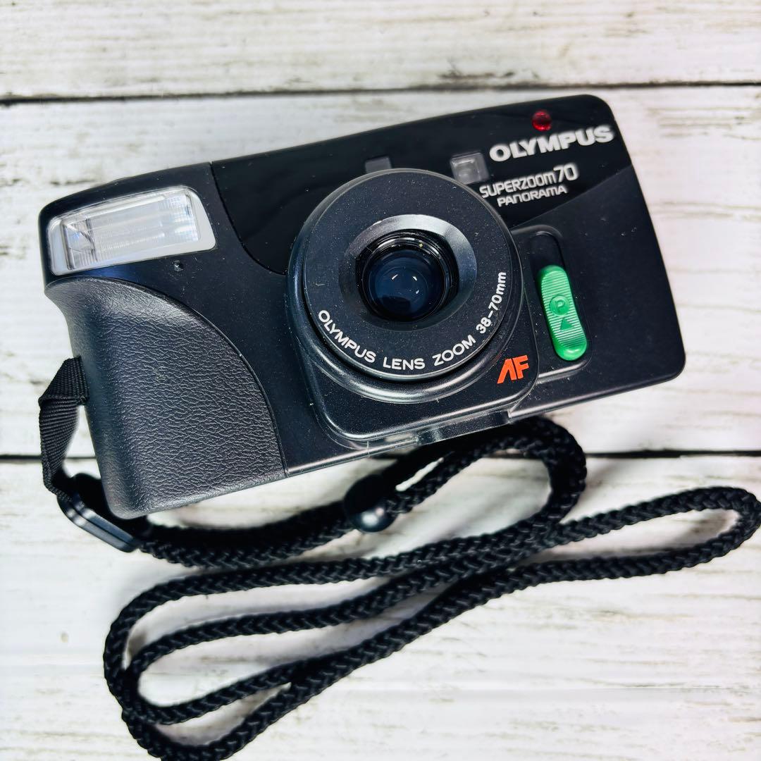 動作良好】OLYMPUS フィルムカメラ SUPER ZOOM 70 - メルカリ