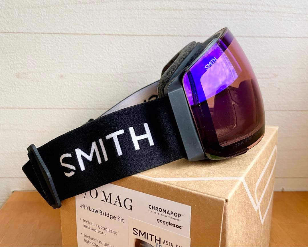 24-25/SMITH スミス　I/O MAG BLACK ゴーグル /調光