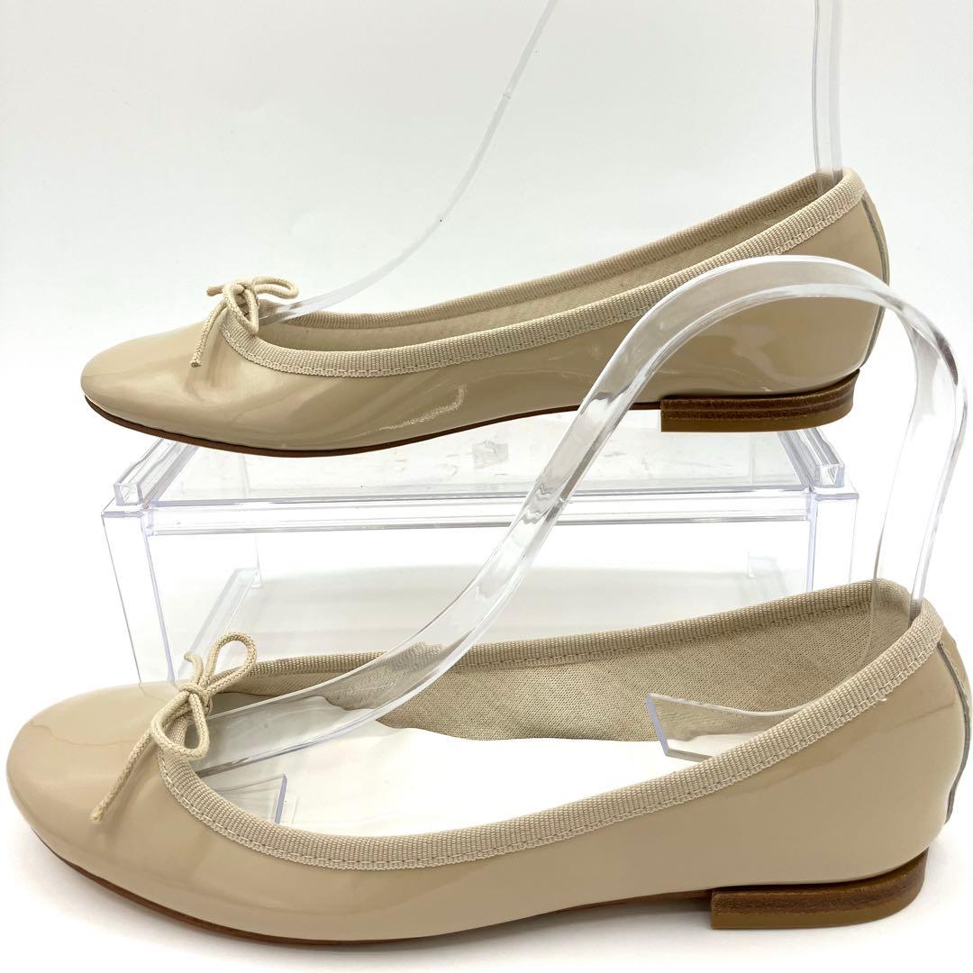 【定番】レペット　サンドリオン　フラット　パンプス　22.5cm リボン