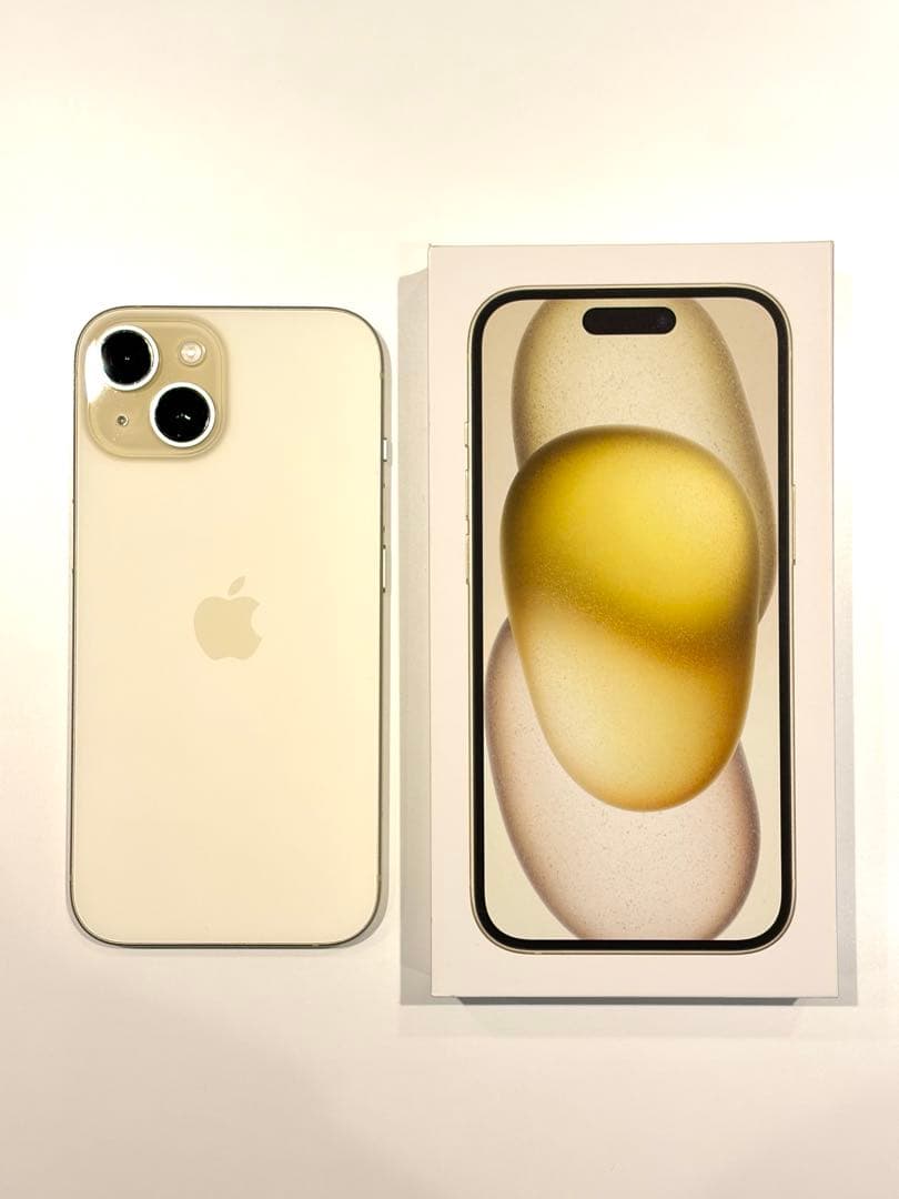 美品・訳あり】iPhone 15 128GB イエロー SIMフリー - メルカリ