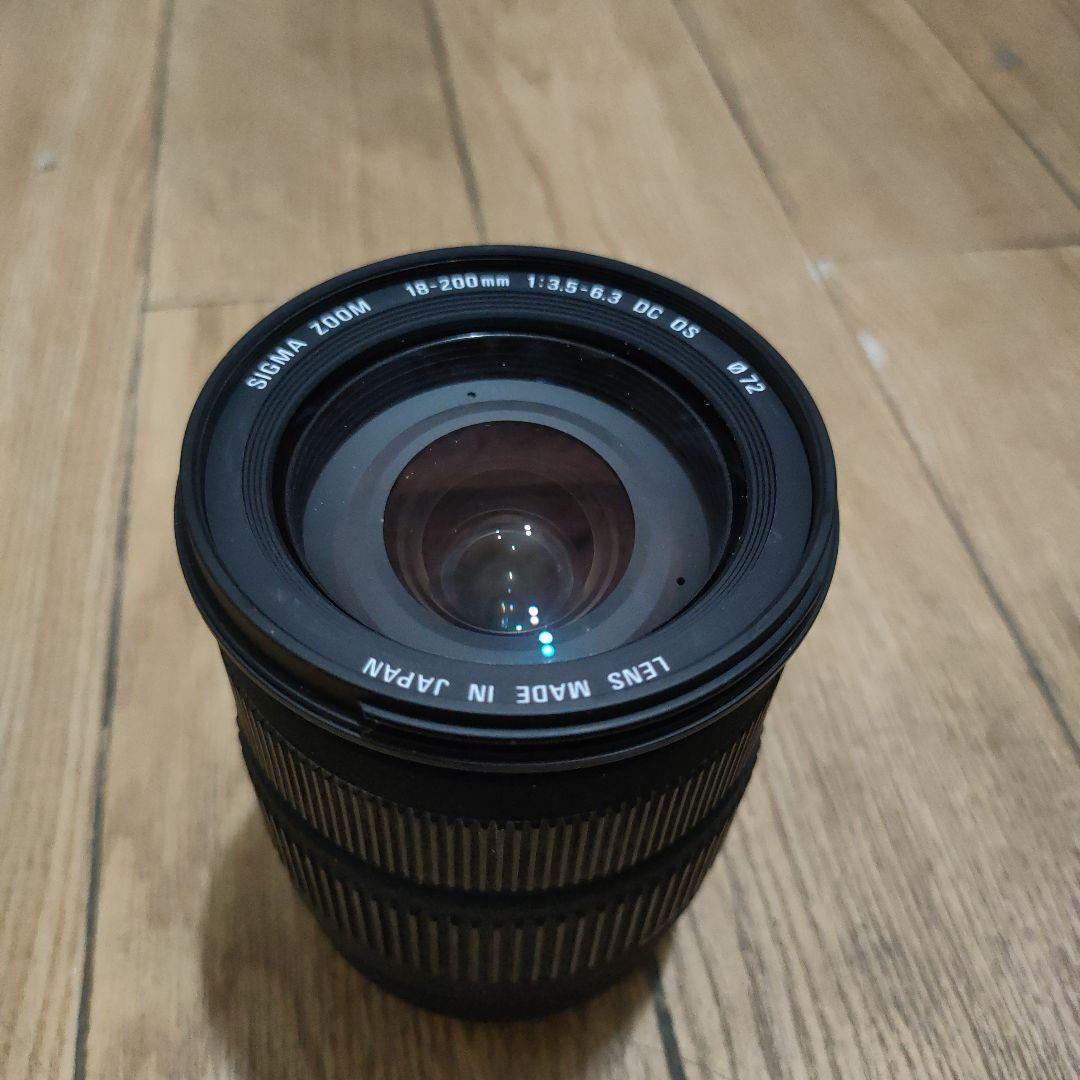 動作品シグマSIGMA18-200mm F3.5-6.3 DC OS CANON