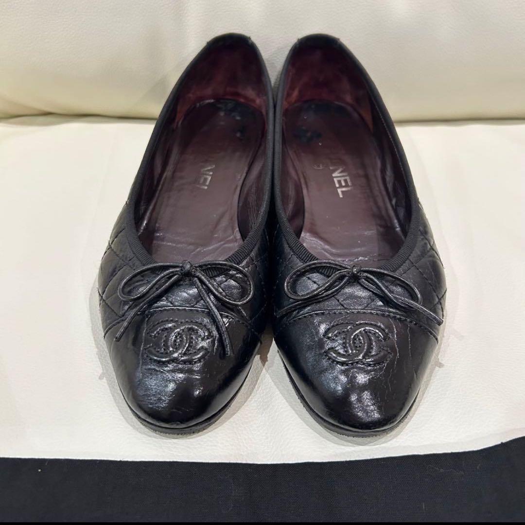 CHANEL マトラッセ　バレエシューズ　36.5 23.5cm バレリーナ