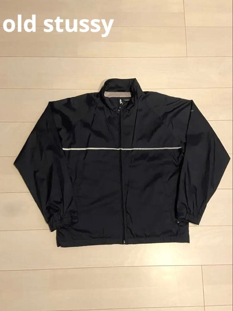 old stussy 90sナイロンジャケット　好シルエット レア 希少・XL相当】90s Old Stussy Sports ナイロンジャケット - メルカリ