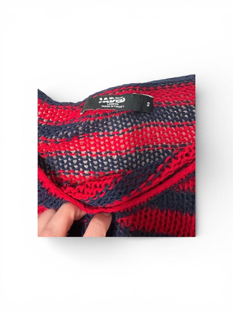 jaded london ボーダールーズニット