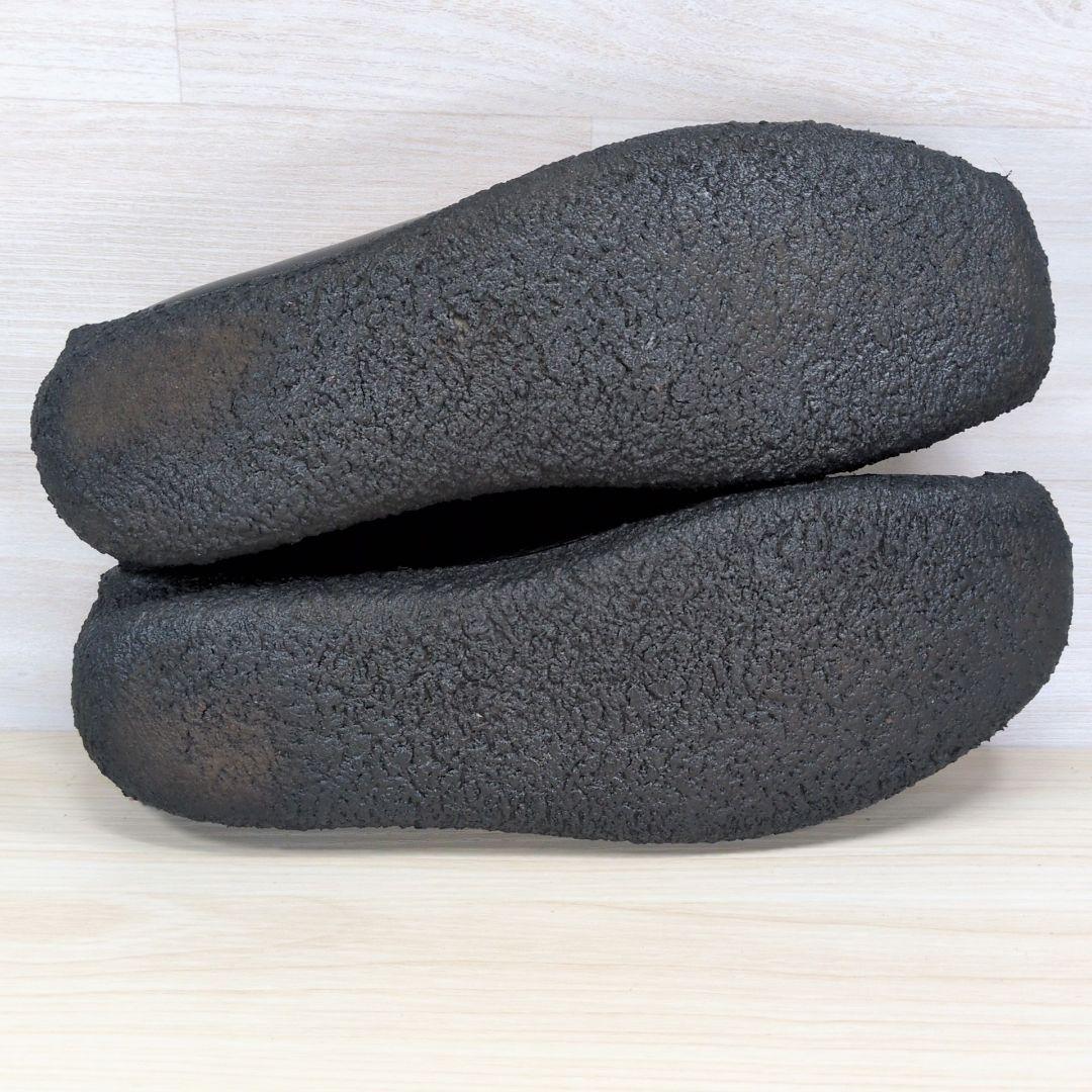 クラークス ナタリー 25.0cm ワラビー レザー ブラック S476