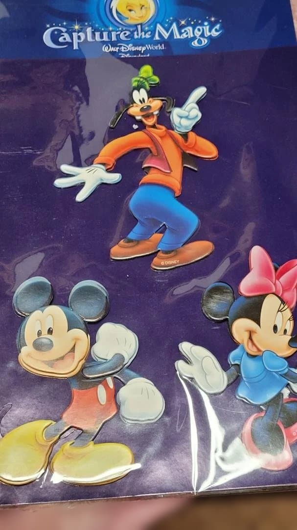アメリカ立体シール・ミッキー・ミニー・it's a small world色々