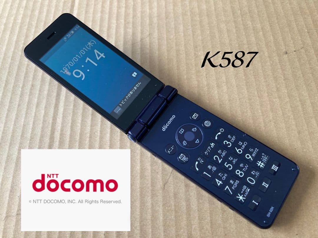 美品 K587 ドコモ AQUOSケータイ SH-02K ガラホ simフリー 美品 K587 ドコモ AQUOSケータイ SH-02K ガラホ simフリー - メルカリ