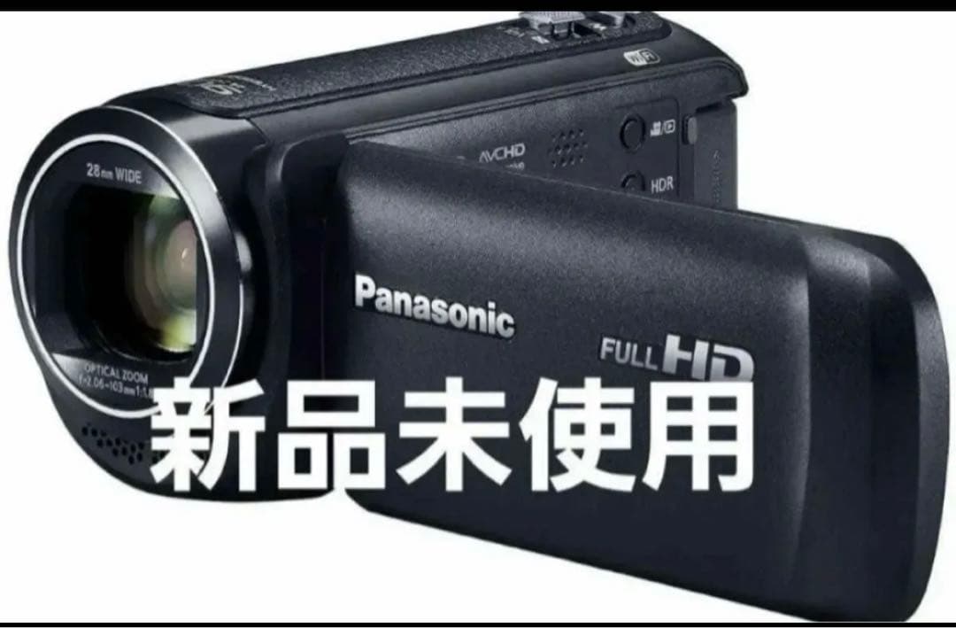 ★新品　パナソニック HC-V495M-K デジタルハイビジョンビデオカメラ レンタル] パナソニック デジタルハイビジョンビデオカメラ HC-V495M