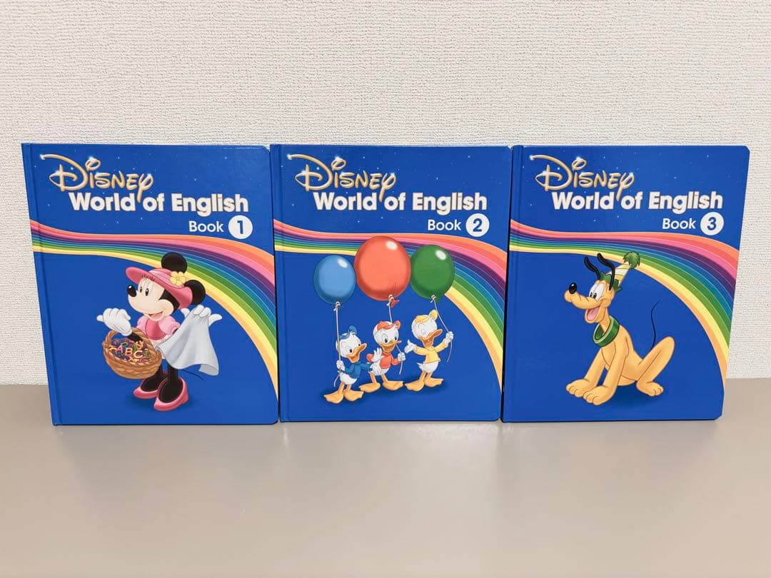 美品】Disney World of English 絵本12冊とCD