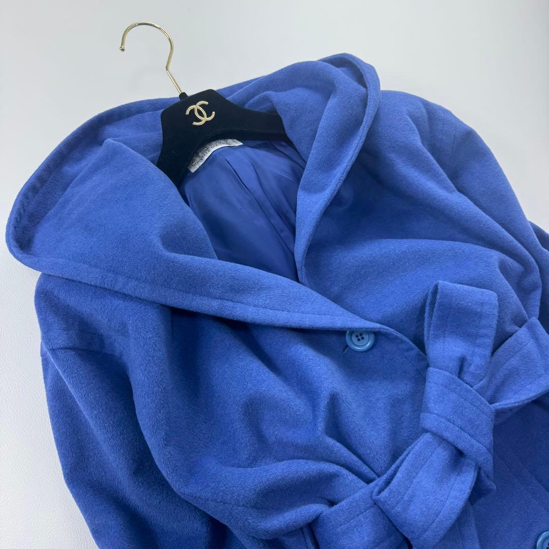 ジバンシー カシゴラ フード ベルテッドコート ウール カシミヤ