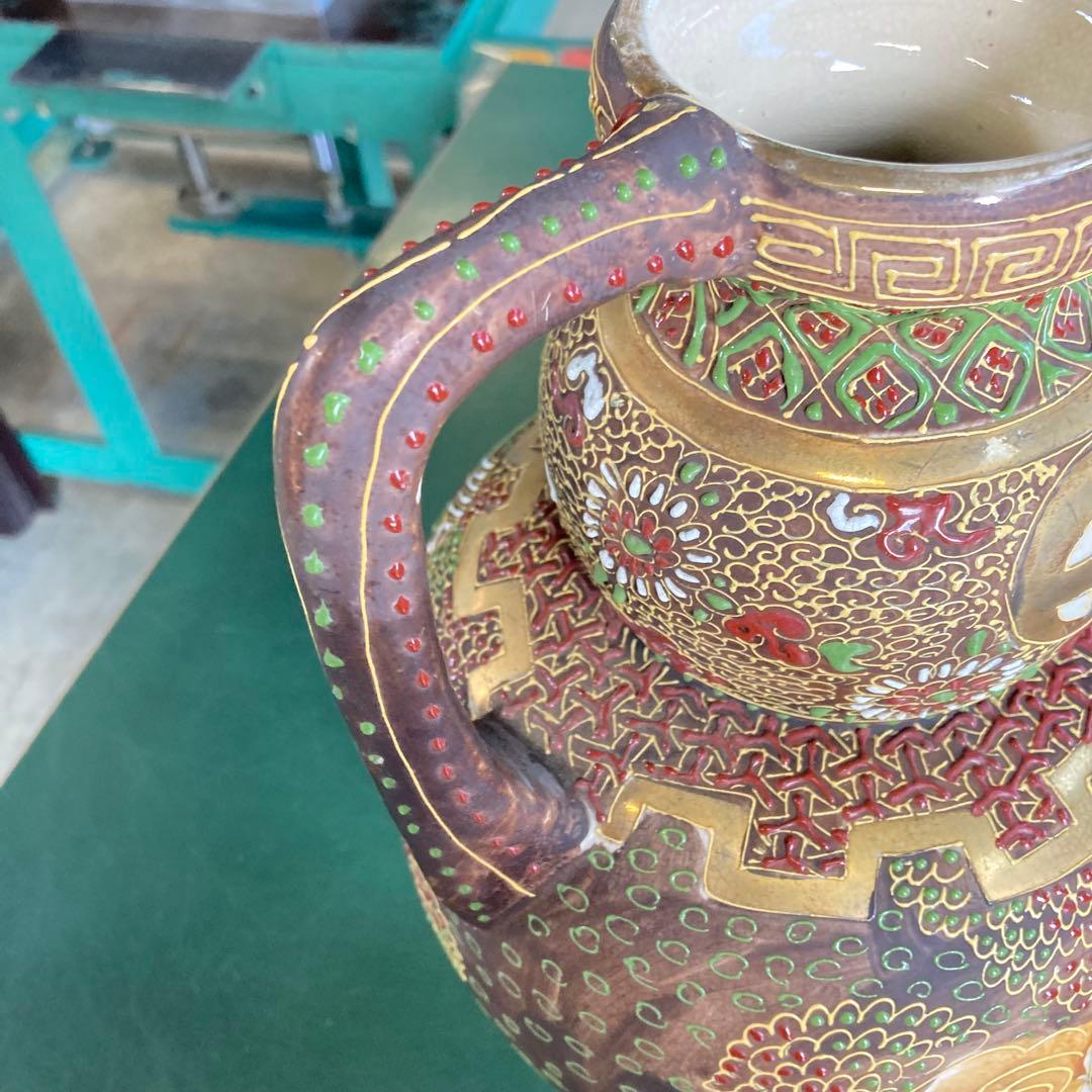 詳細不明 花瓶 壺 汚れあり 昭和レトロ