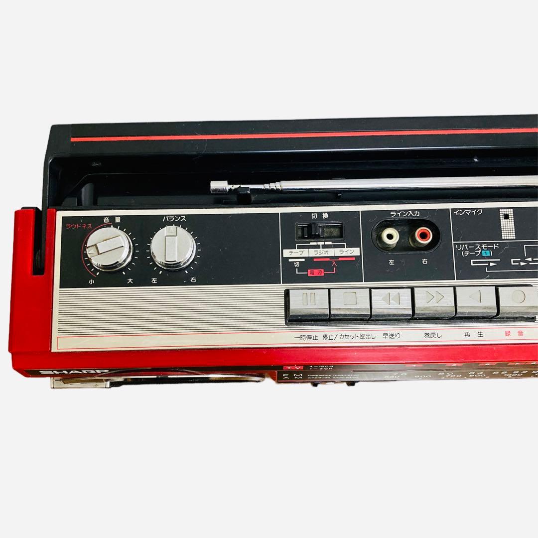 昭和レトロ】SHARP シャープ ダブルラジカセ QT-Y7 - メルカリ