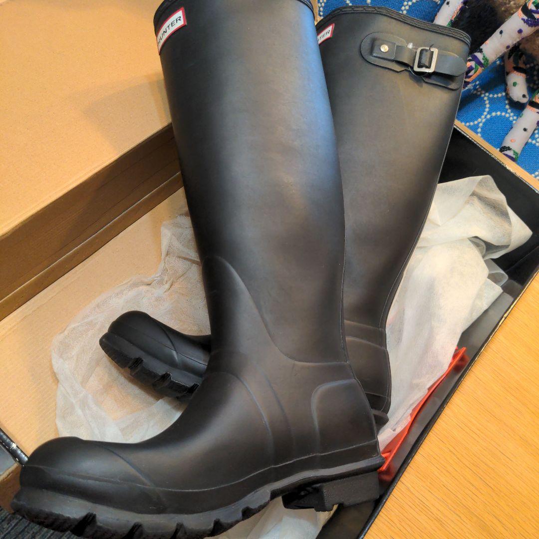 【極美品】HUNTER レインブーツ　uk6 24.5cm〜25cm