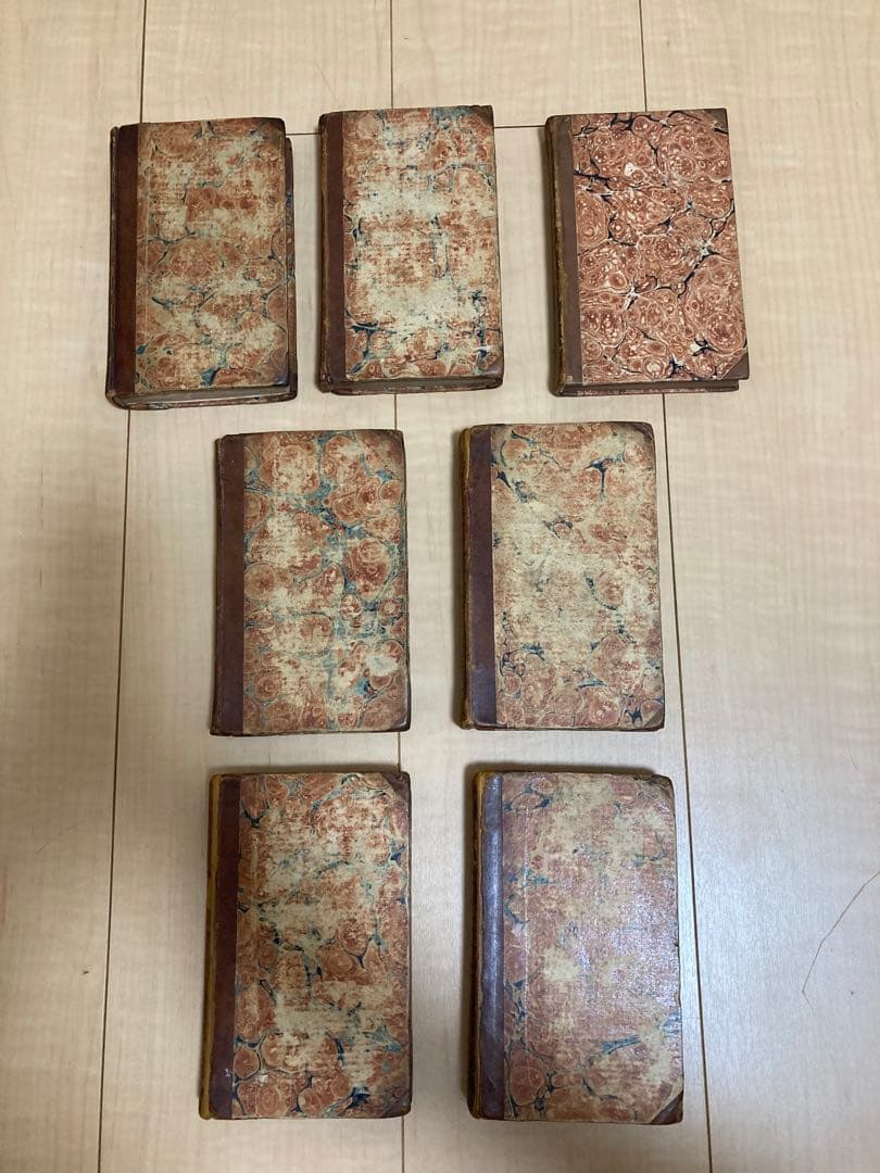 M*E様 【希少7巻セット】アンティーク洋書 百科事典 vol1〜vol7【背革