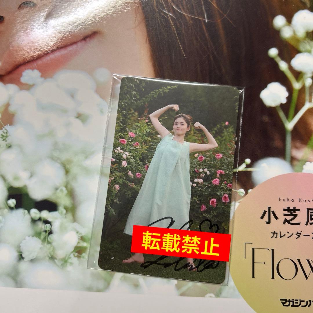 小芝風花 2026年 カレンダー サイン入りフォトカード付き 特典