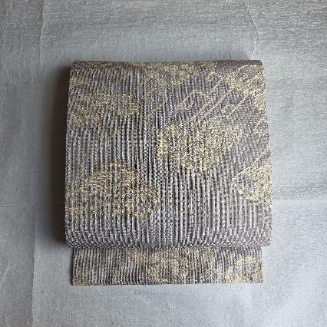 逸品を締める　洛風林　雷文の開き名古屋帯 逸品を締める 洛風林 雷文の開き名古屋帯 - メルカリ