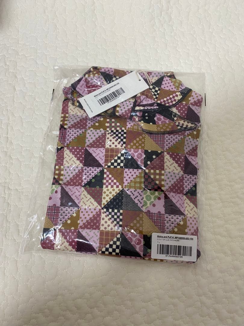 トップス misha and puff scout top lilac 5y Misha & Puff Scout Kid's Top Pink Lilac Pima Cotton | BIEN BIEN