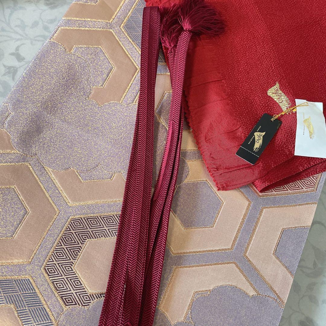 小紋のみ 型染め 紗綾形地紋 着物 P3 - メルカリ