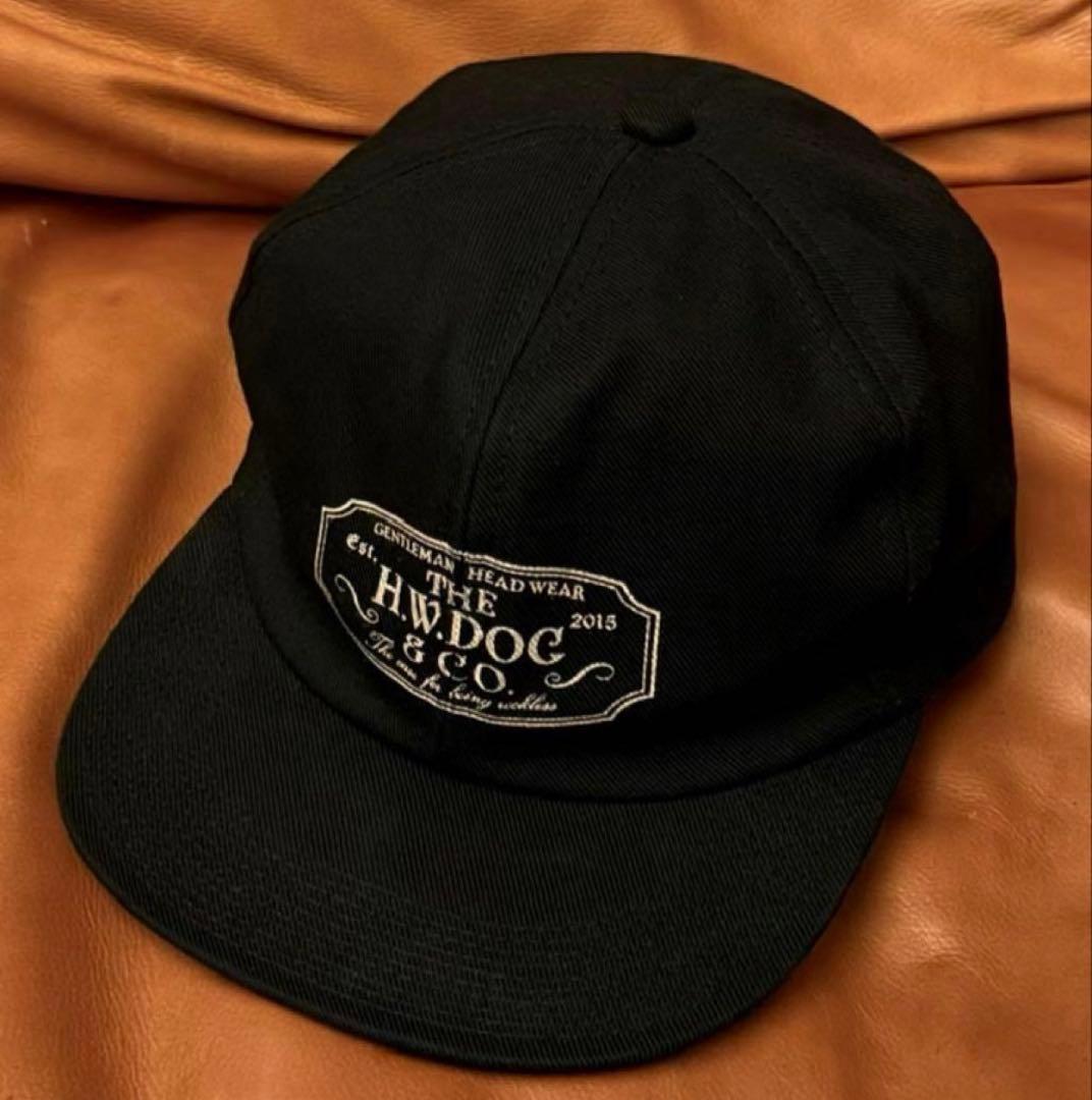 美品 THE H.W.DOG&CO. TRUCKER CAP ブラック
