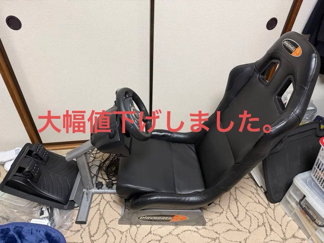 Playseat 黒・ロジクールGRAN TURISMO4・F1ソフト2本オマケ Playseat 黒・ロジクールGRAN TURISMO4・F1ソフト2本オマケ Playseat