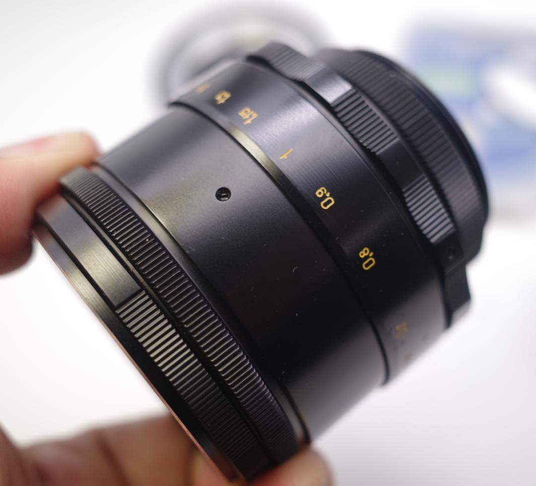 24デッドストックぐるぐるボケレンズヘリオス44-2M42アダプター付