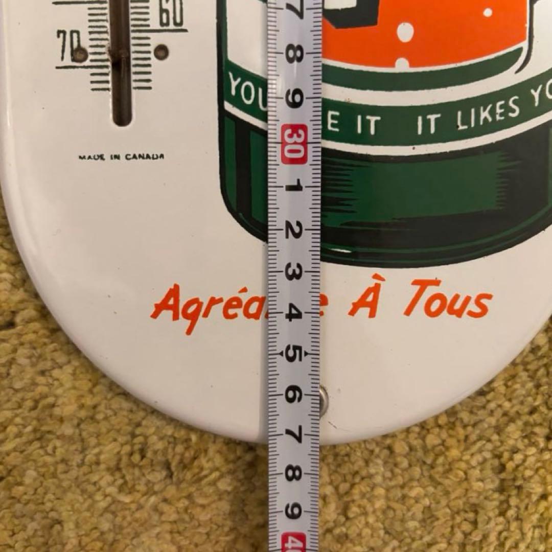 《本物》【セブンアップ 7UP】ヴィンテージホーロー温度計