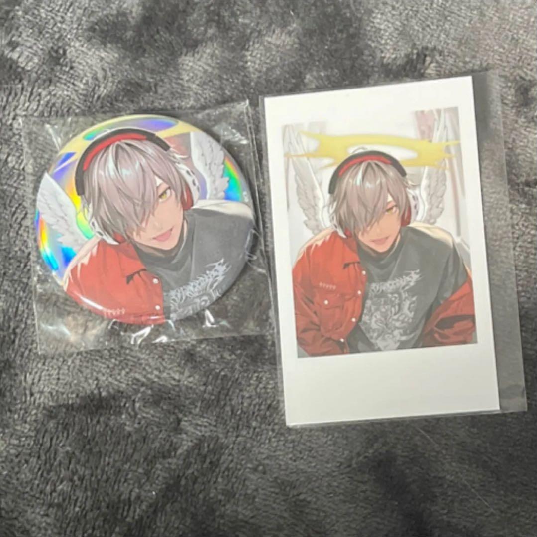 だるまいずごっど CR Crazy Raccoon ロックの日 缶バッジ チェキ