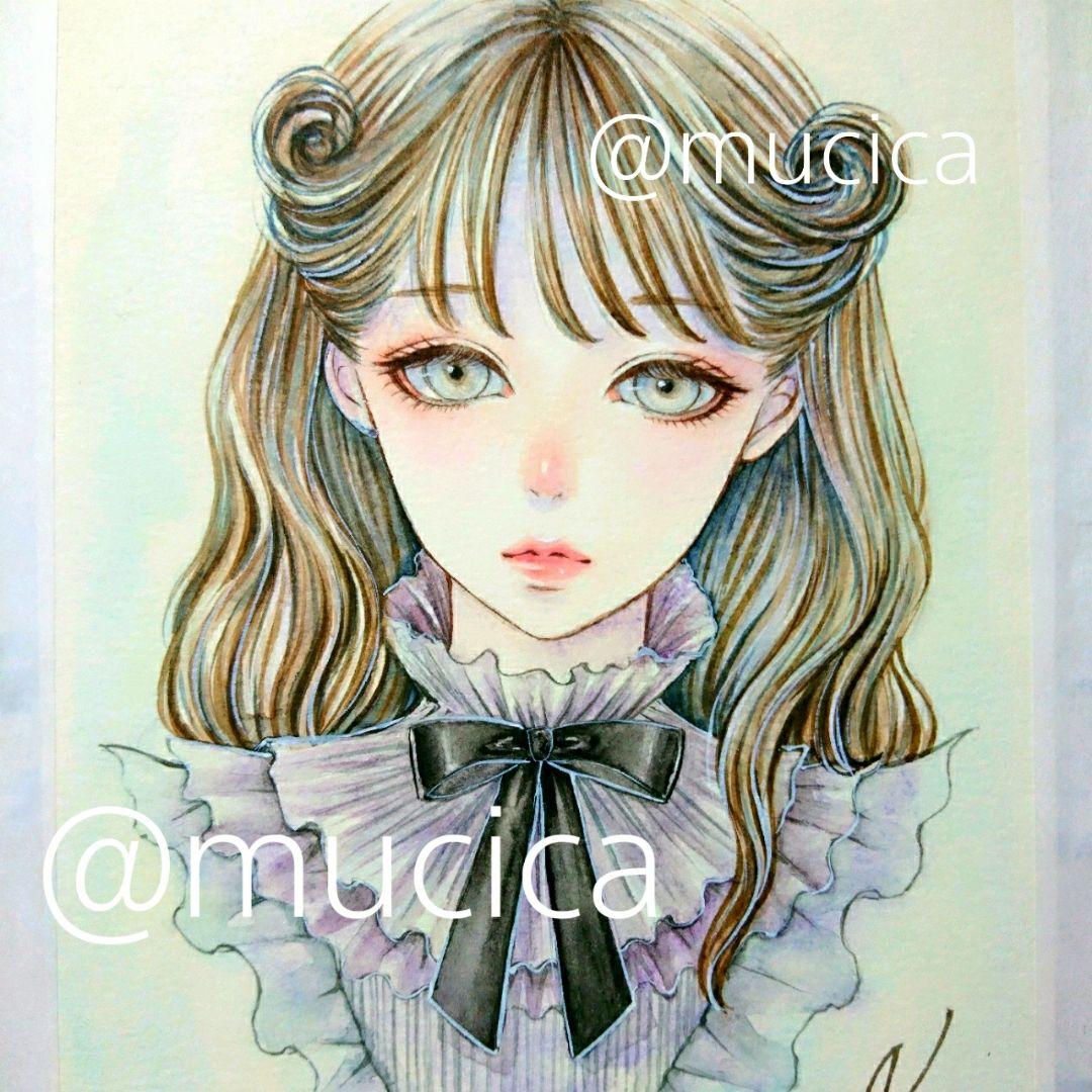 ポストカードプリント 手描きイラスト《 fast 》オリジナル 水彩画