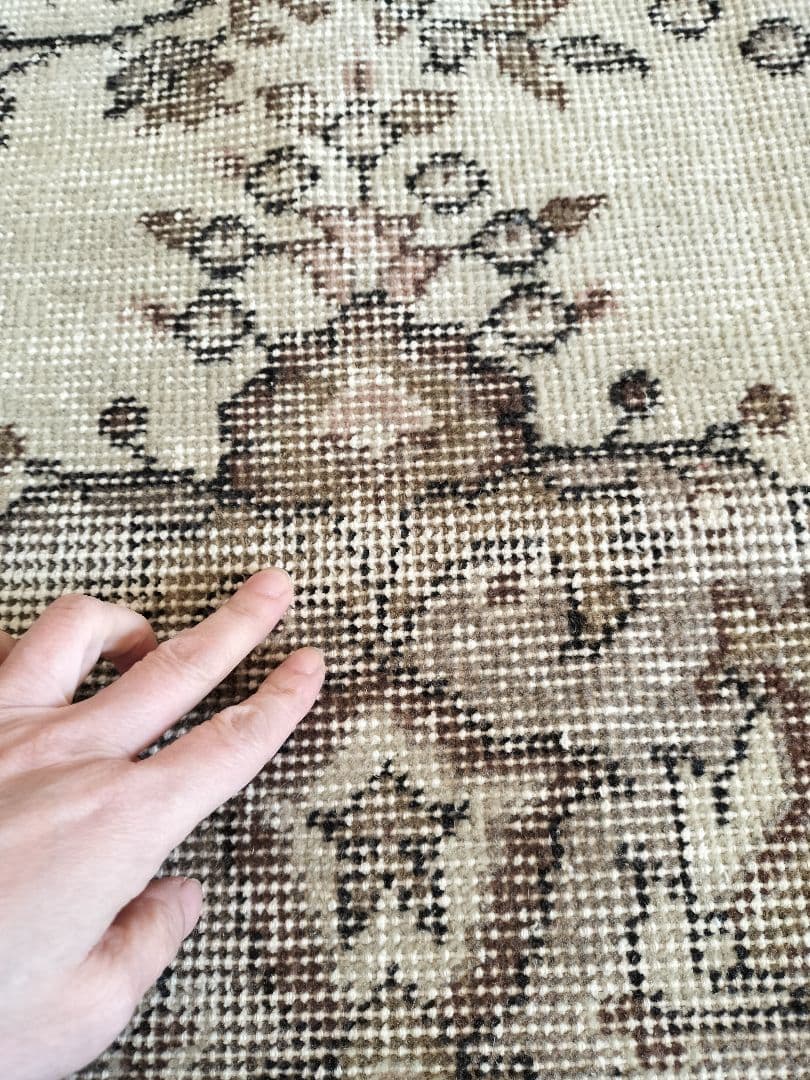 【ゆきりん】超大判/カフェオレ・ベージュのトルコラグ雅姫さん　No.735