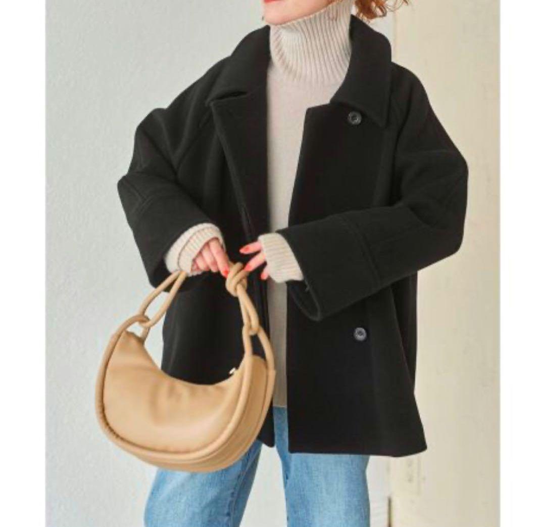 スピック＆スパン W/Nyモッサステンカラーショートコート 36