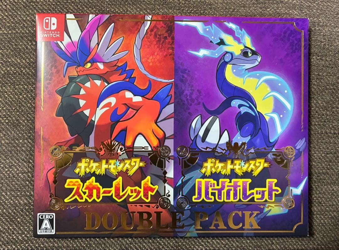 ポケモン スカーレット　バイオレット ダブルパック　美品 Amazon.co.jp: 『ポケットモンスター スカーレット・バイオレット