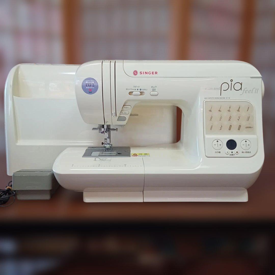 シンガーミシン本体 モナミ 分解メンテナンス済み フット付き - メルカリ