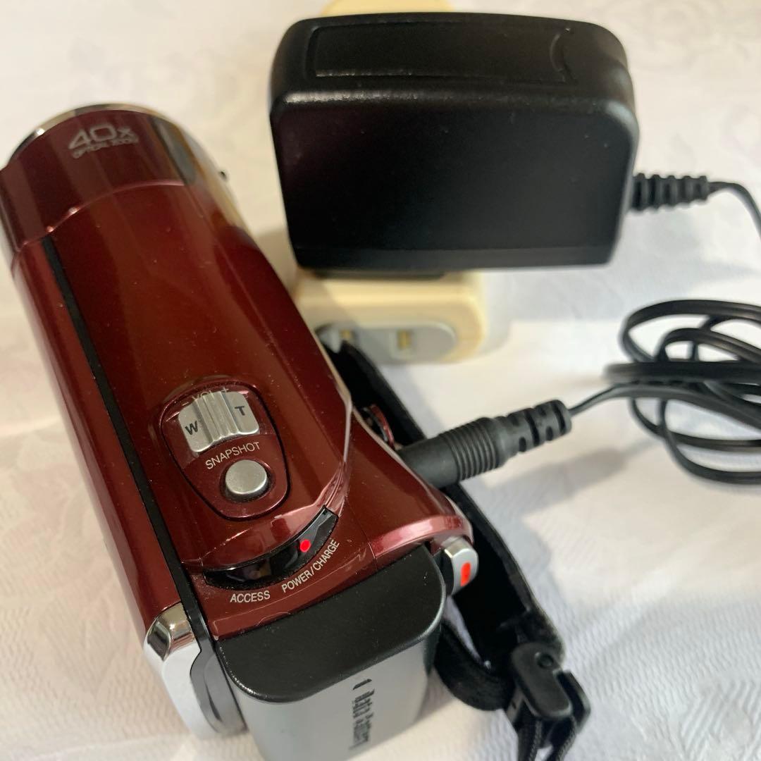 JVC Everio HD ビデオカメラ GZ-HM460-R ハンディカム