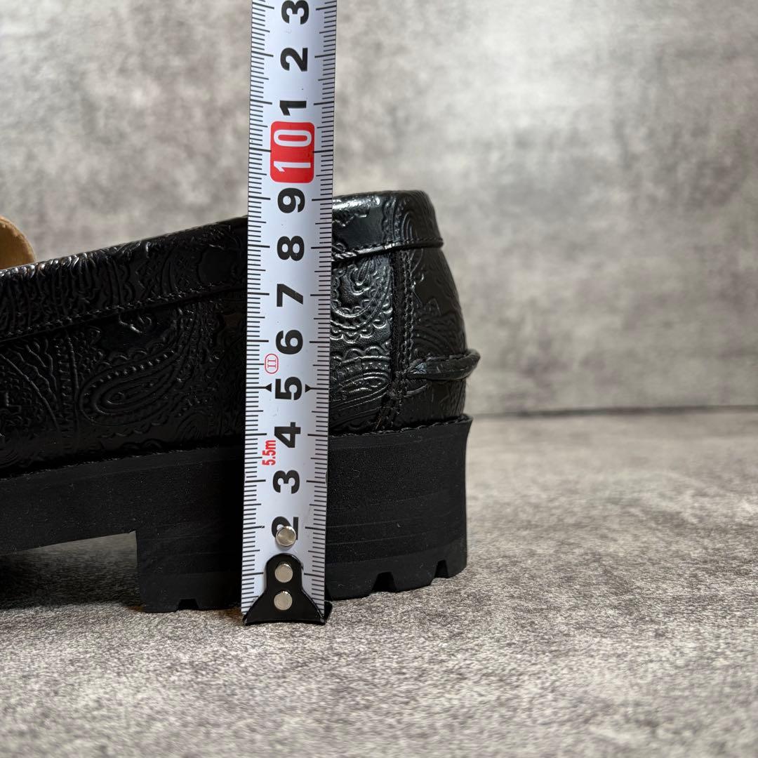 そ*ん様 極美品✨　ケンフォード　ローファー　ペイズリー　24.5cm 黒