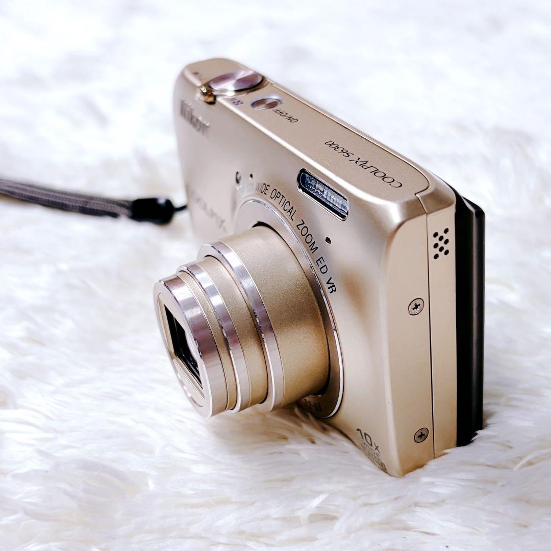 外観極美品】Nikon COOLPIX S6300 ゴールド オールドデジカメ - メルカリ