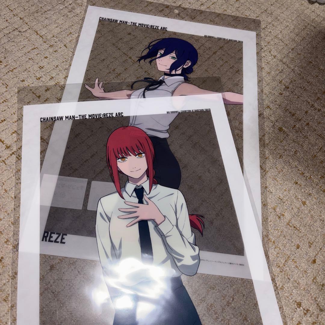 劇場版 チェンソーマン レゼ篇 ベースヤード A3クリアポスター レゼ