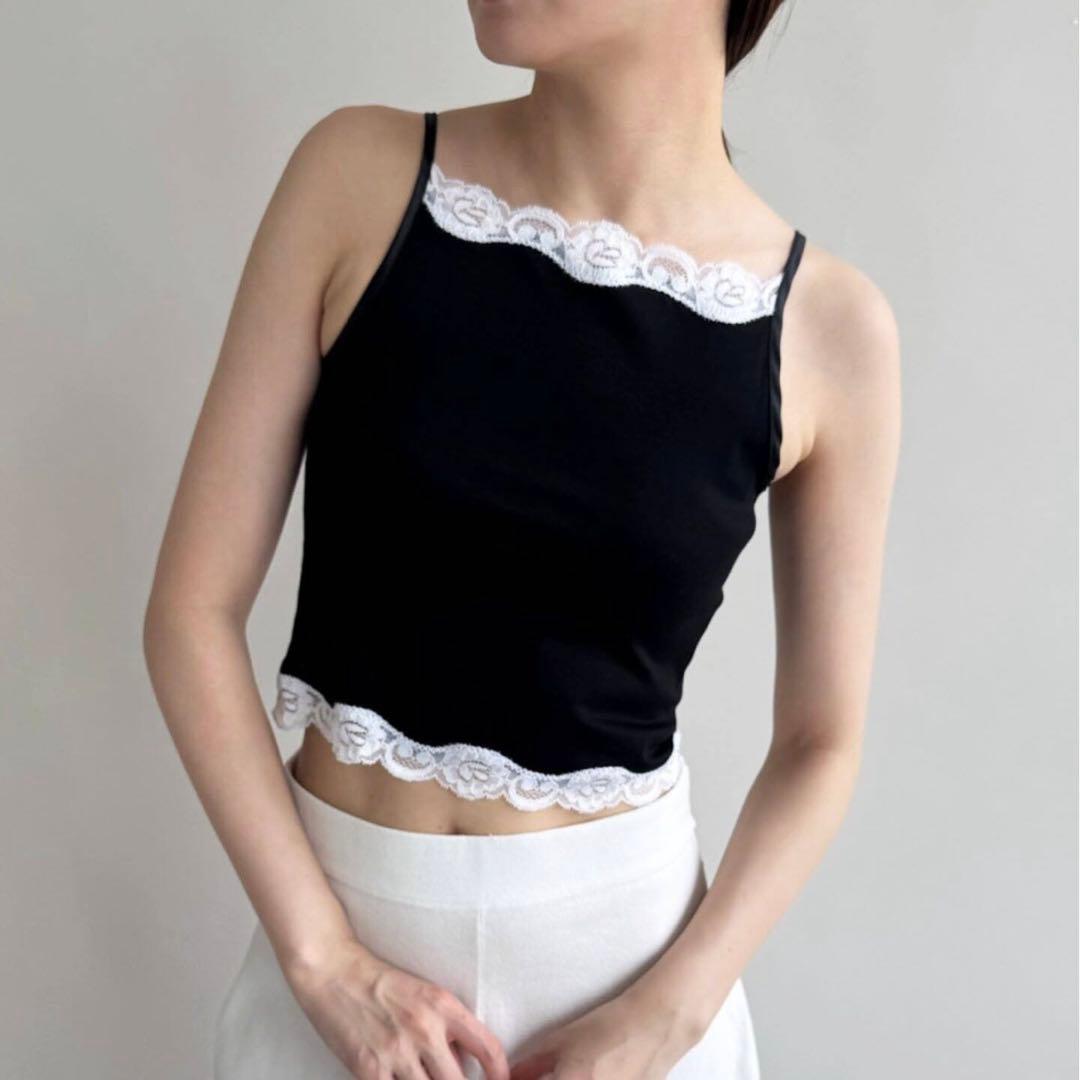 EDIT.FOR LULU レーストリムキャミソール 追加》レーストリムキャミソール（キャミソール）｜EDIT.FOR LULU