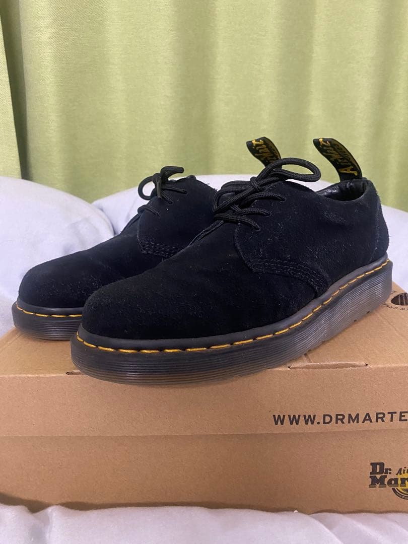 2/6まで 希少 Dr. Martens Berman Lo ブラック スエード Dr.Martens（ドクターマーチン） ヴィーガン ジェイドン 2 モノ Dr