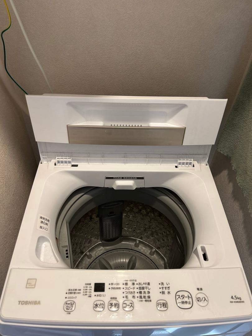TOSHIBA ステンレスドラム 縦型洗濯機 4.5kg