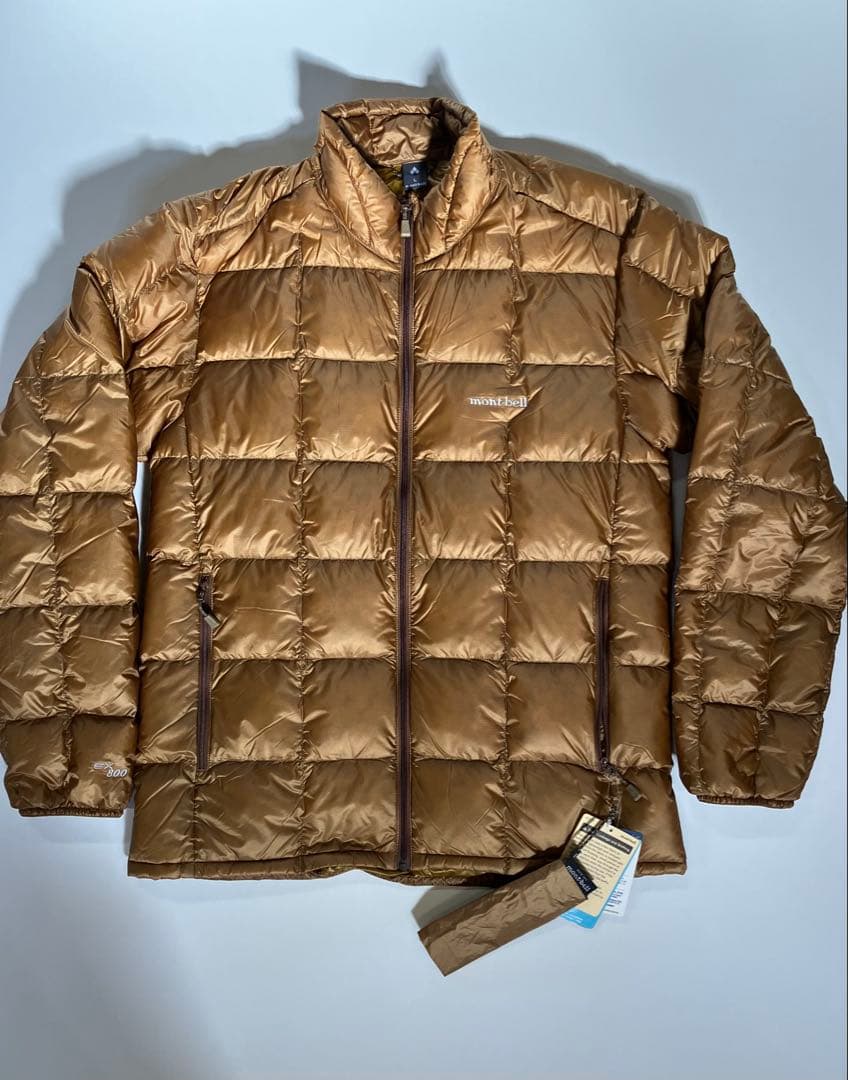 田中シェンさん着 モンベル mont-bell スペリオダウン ジャケット 茶L