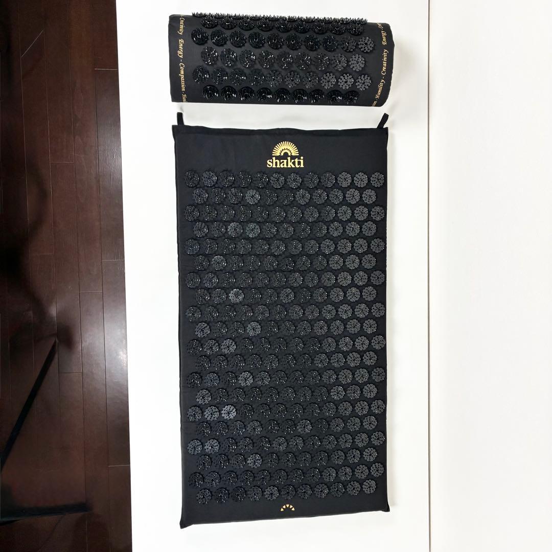 正規品 shakti シャクティマット&ピロー ブラック オリジナル - メルカリ