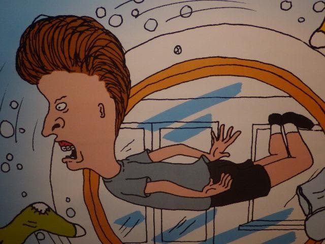 90'S☆ビーバス&バットヘッド☆ポスター☆23☆MTV☆ビンテージ☆USA